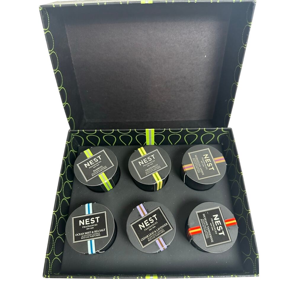 NEST New York Luxury Votive Gift Set 6x 0.95oz Scented Candles NEW